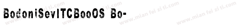 BodoniSevITCBooOS Bo字体转换